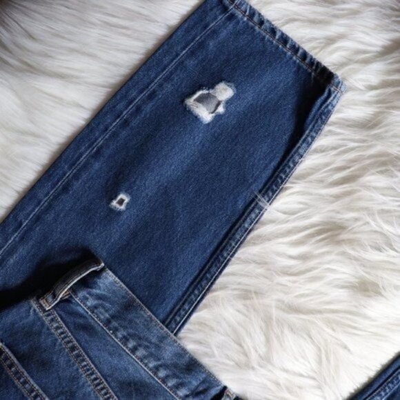 NWT Anthropologie M.i.H High Rise Vintage Style Distressed Cropped Jeans Size 25 - Picture 8 of 11